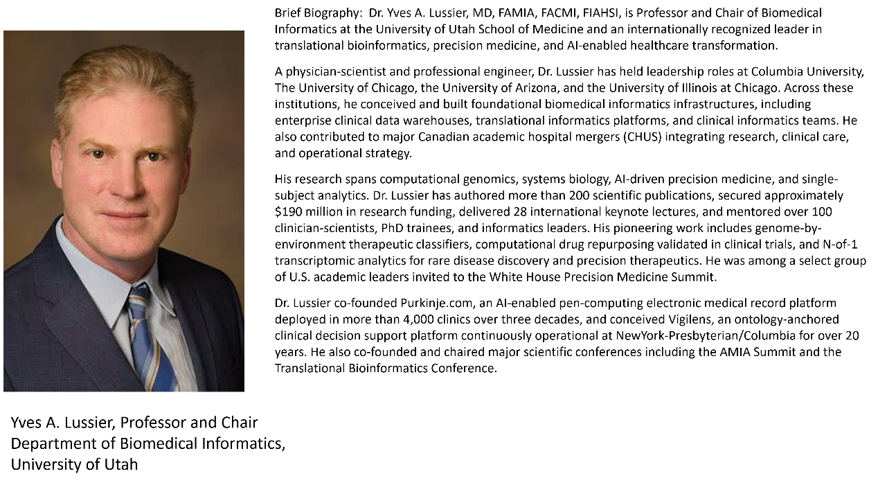 Professor Yves A. Lussier
